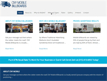 Tablet Screenshot of cnymobilebillboard.com
